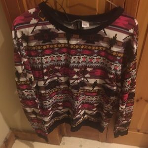 Long sleve pattern top